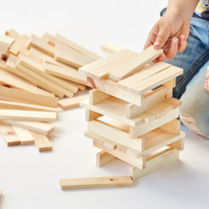 Holzbausteine natur Bausteine aus Holz Holzspielzeug Montessori Größe wie Kapla