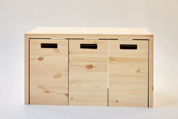 MULTI-ORDENTLICH - Multifunktionsmöbel aus Holz zur Aufbewahrung 1