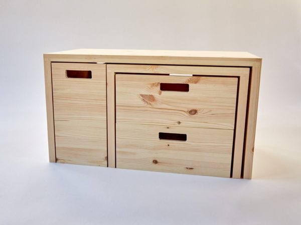 MULTI-FLEXIBEL - Multifunktionale Möbel aus Holz für das Home Office 1