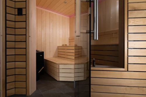 Sauna in der privaten Wellnessoase